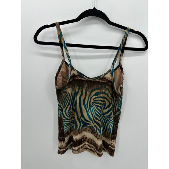 Papillon Blanc Womens Camisole Y2K Tank Size S Zebra Dark Fairy Grunge Boho - Picture 2 of 7